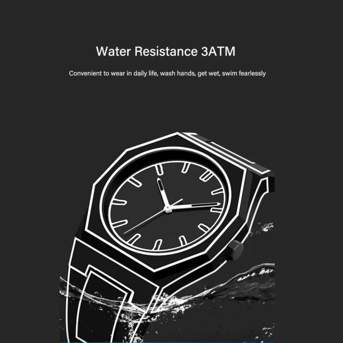 Modern Minimalist Sketching Creative Sports and Leisure Design Watch