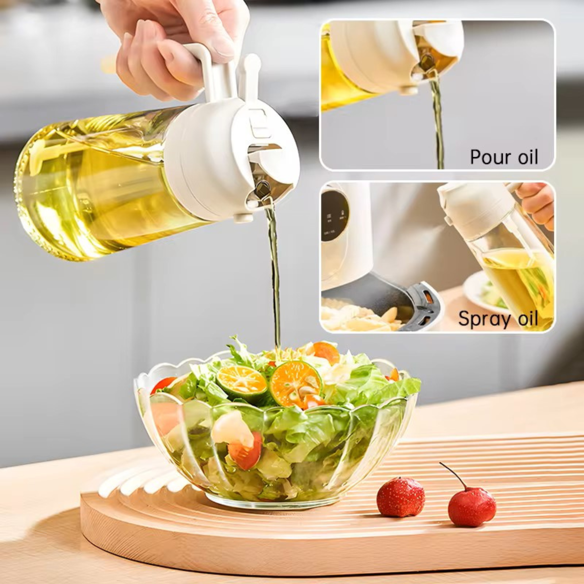 2-in-1 Glass Oil Dispenser