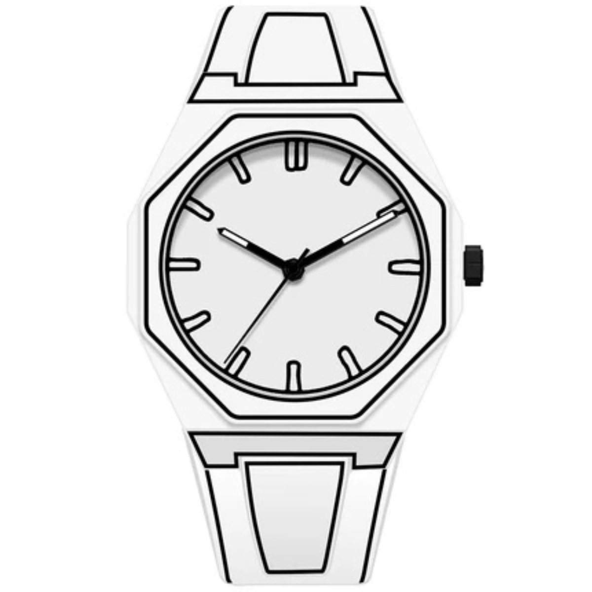 Modern Minimalist Sketching Creative Sports and Leisure Design Watch